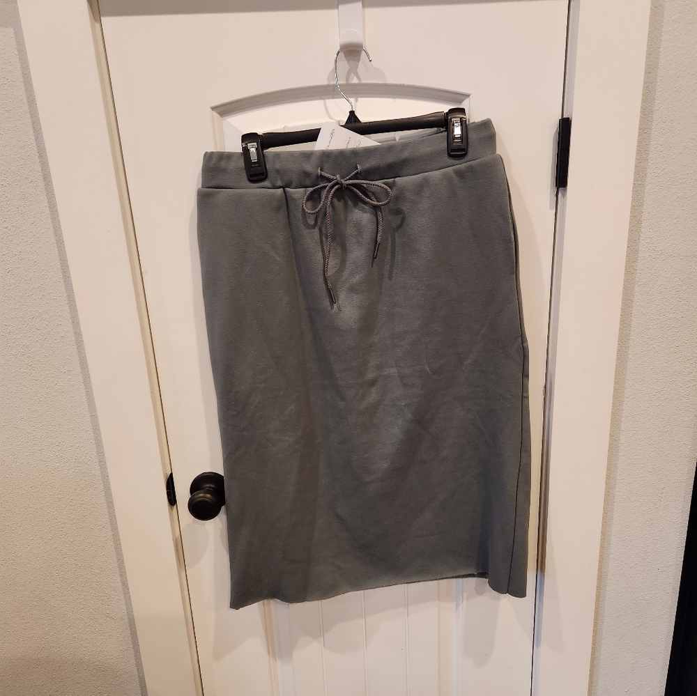 Ada Faye Midi Sweatshirt Material Skirt Large